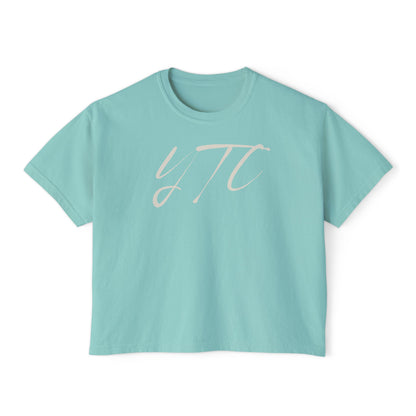 Women's Boxy YTC Script Tee