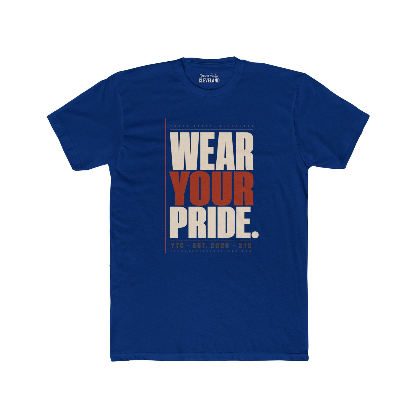 Wear Your Pride Tee — YTC Brutalist Cleveland Graphic Shirt