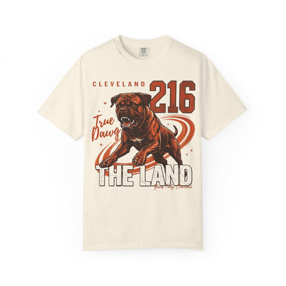 True Dawg 216 Tee — Cleveland Football Culture Garment-Dyed Tee