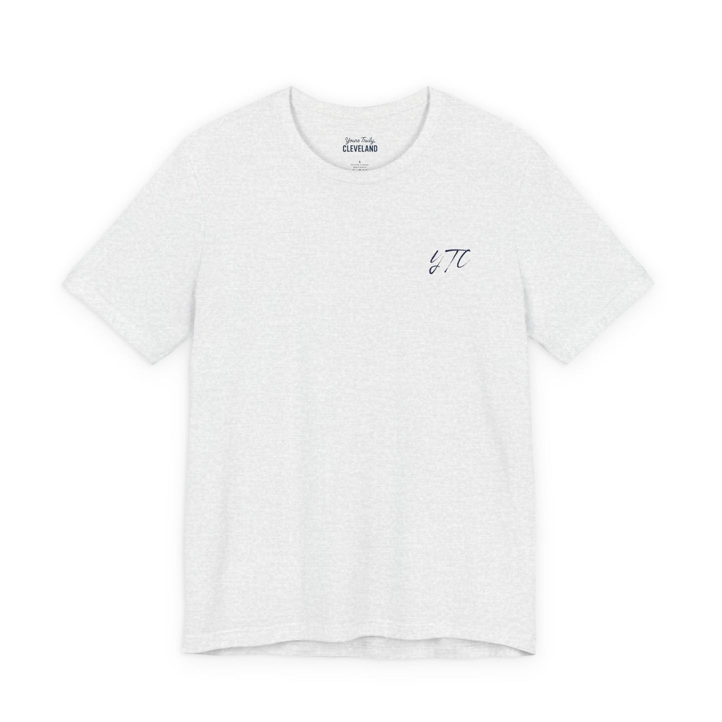 Yours Truly, Cleveland Embroidered Script Tee