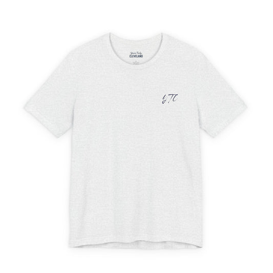 Yours Truly, Cleveland Embroidered Script Tee