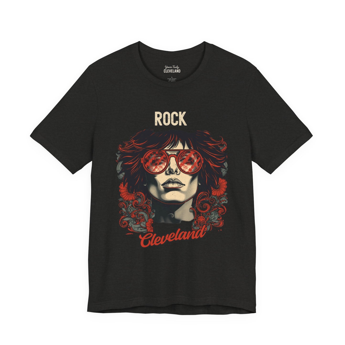 Rock Cleveland Guitarist Portrait Tee