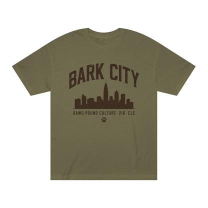 Bark City Tee — Cleveland Skyline Dawg Pound Graphic