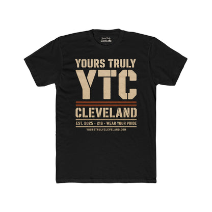 YTC Stencil Tee — Yours Truly Cleveland Spray Paint Graphic