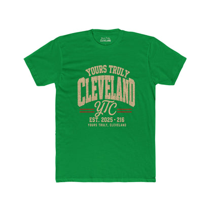 YTC Collegiate Tee — Yours Truly Cleveland Vintage Arch Graphic