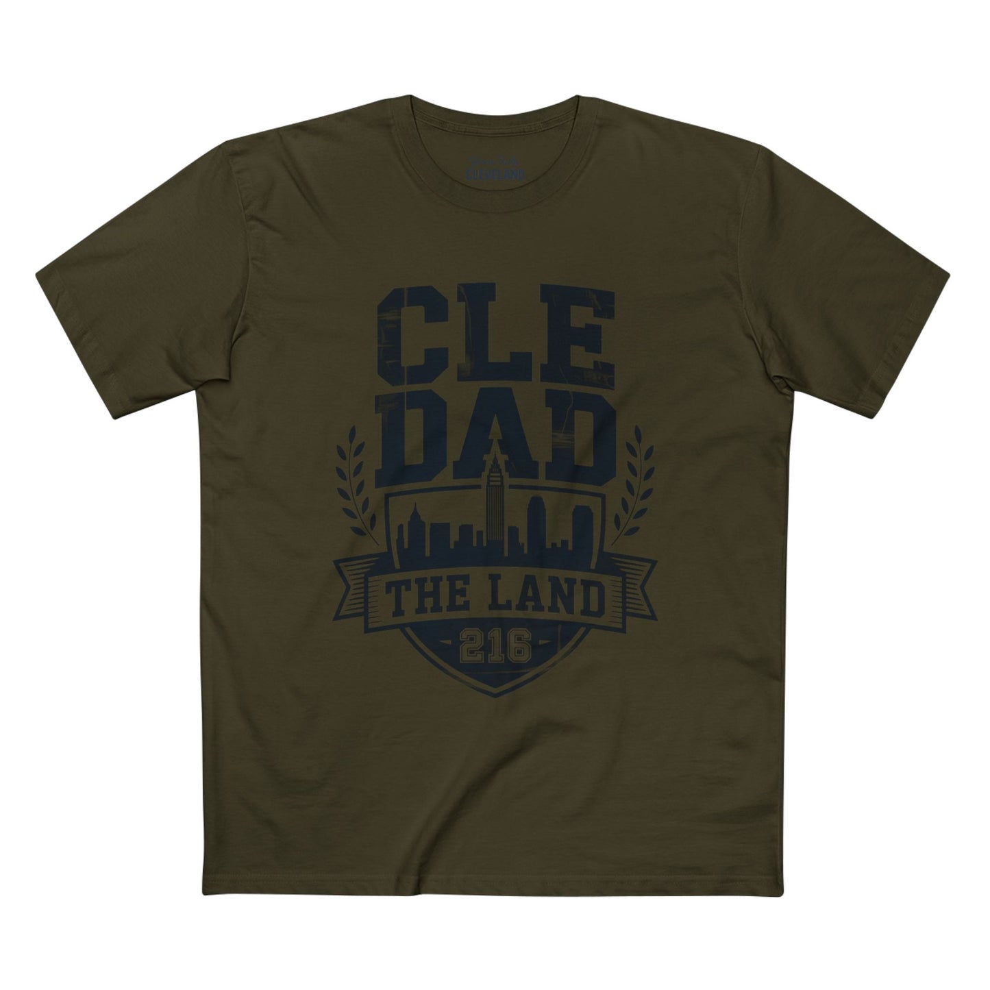 CLE Dad Tee — The Land 216 Cleveland Skyline Fathers Day Shirt
