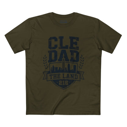 CLE Dad Tee — The Land 216 Cleveland Skyline Fathers Day Shirt