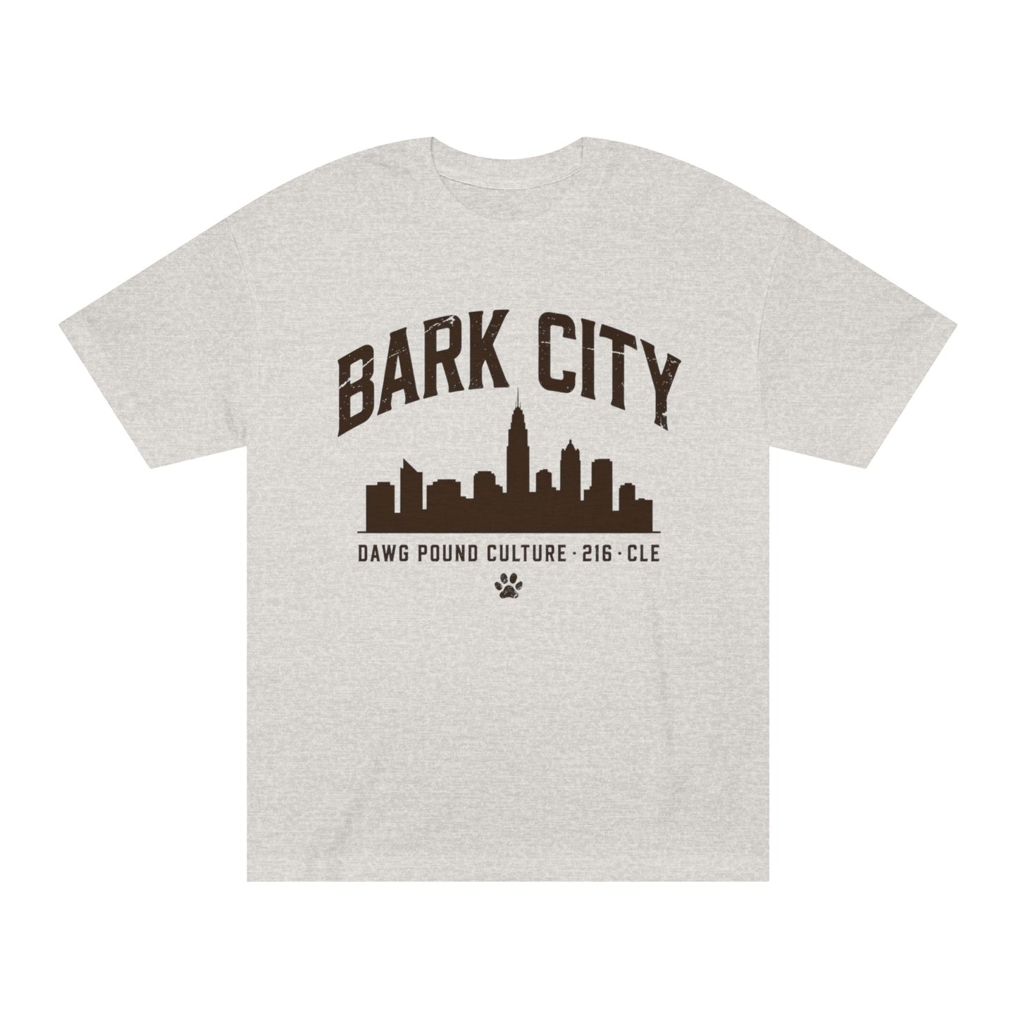 Bark City Tee — Cleveland Skyline Dawg Pound Graphic