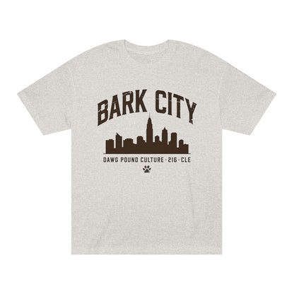 Bark City Tee — Cleveland Skyline Dawg Pound Graphic