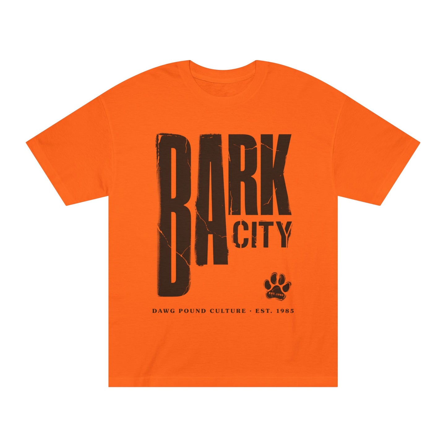 Bark City Tee — Vintage Paw Print Graphic