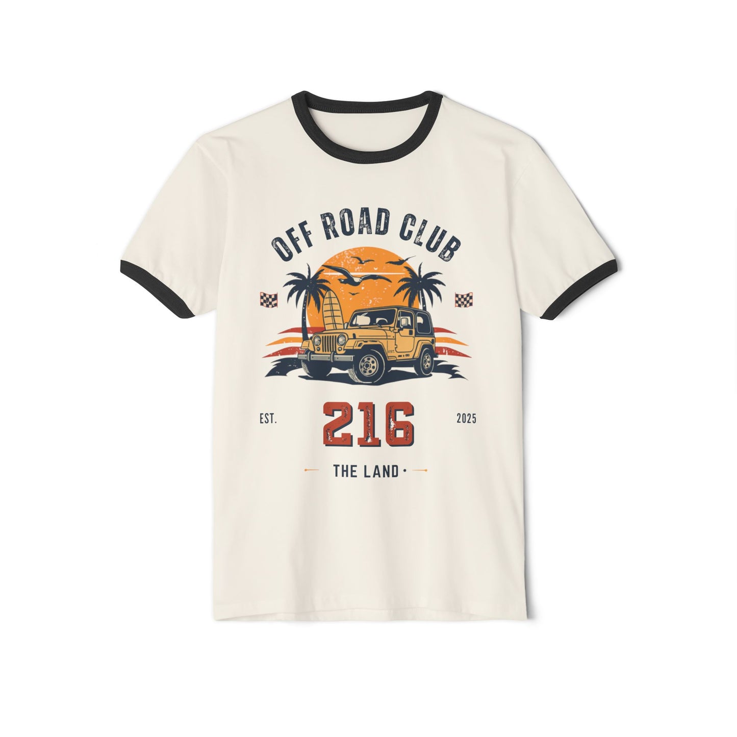 216 Off Road Club Ringer Tee