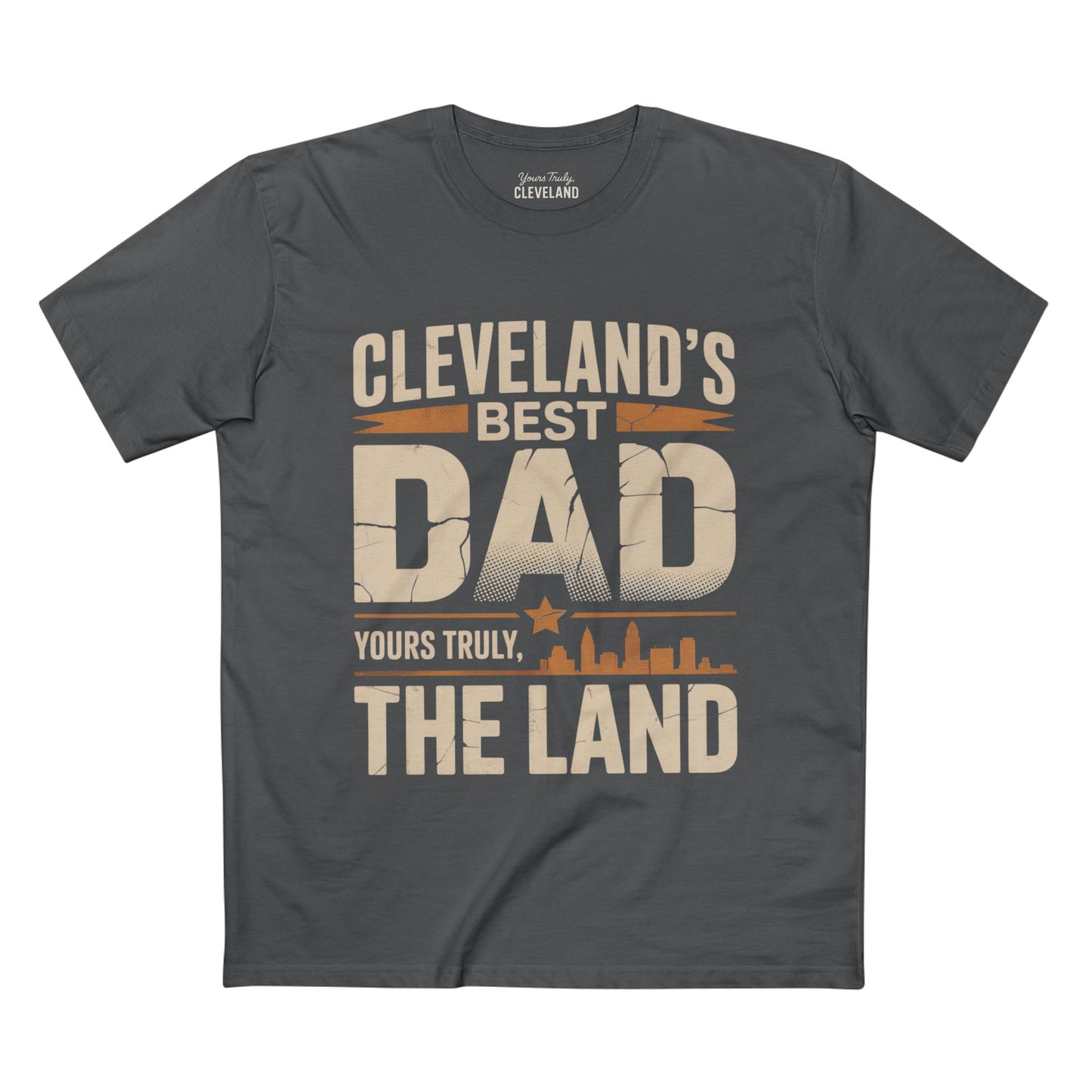 Cleveland's Best Dad T-Shirt — The Land Skyline Father’s Day Tee