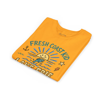 Fresh Coast Kid Youth Tee — Lake Erie Cleveland 216 Kids Graphic Shirt