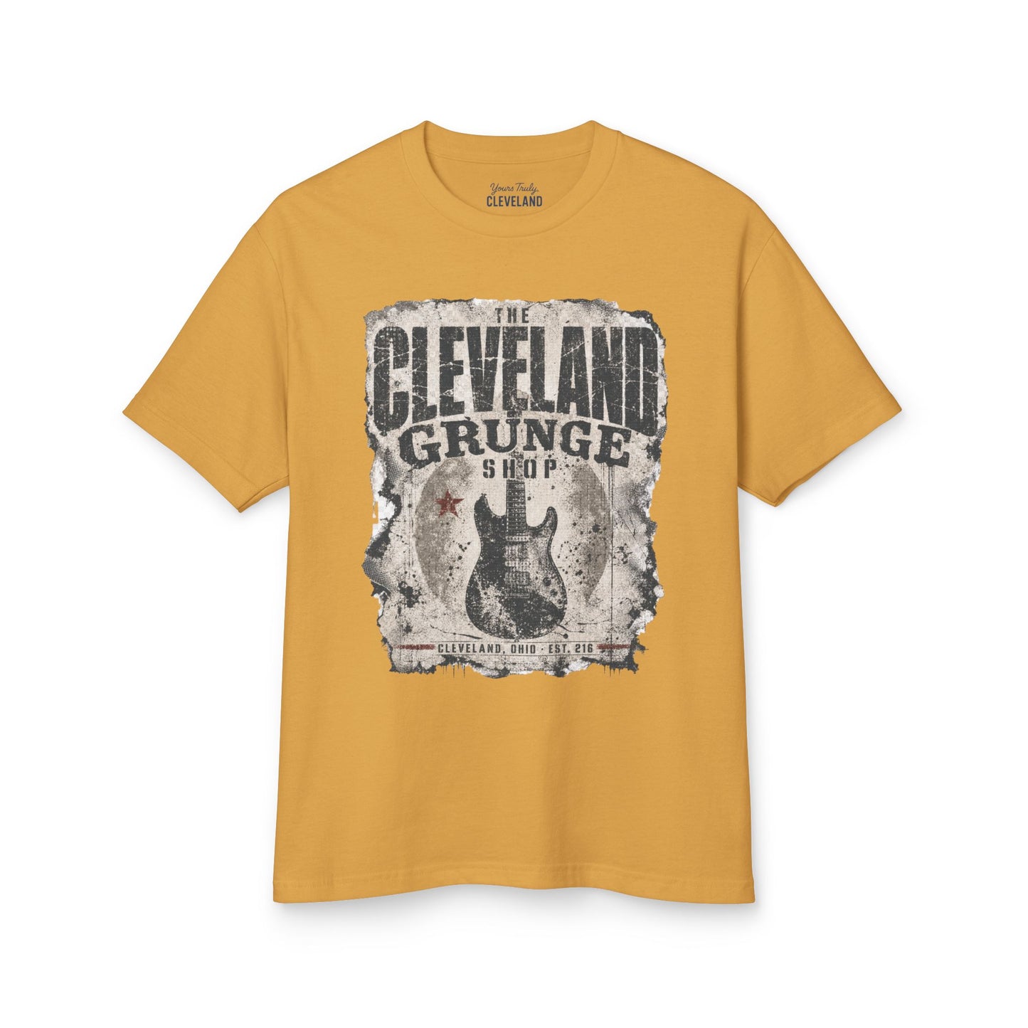 The Cleveland Grunge Shop — Vintage Guitar Graphic Tee
