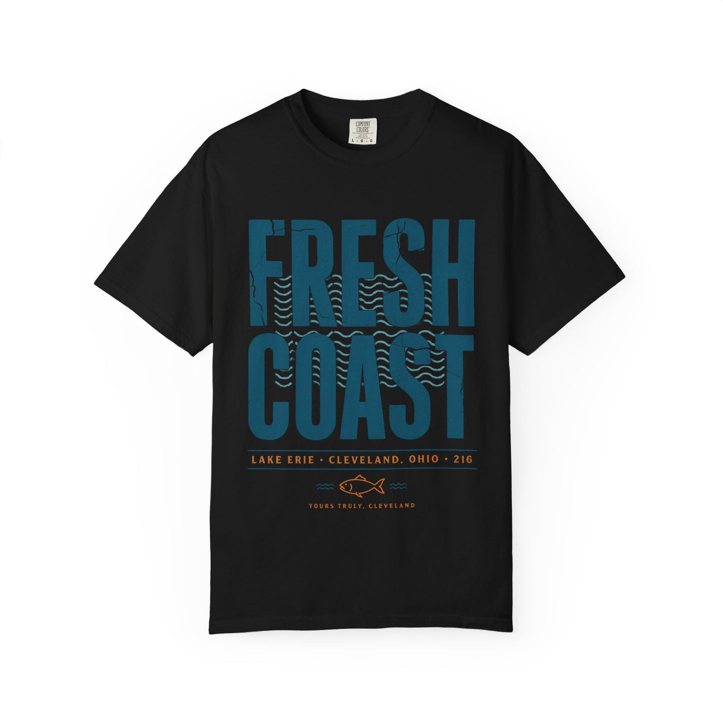 Fresh Coast Graphic T-Shirt — Cleveland Lake Erie Vintage Surf Tee