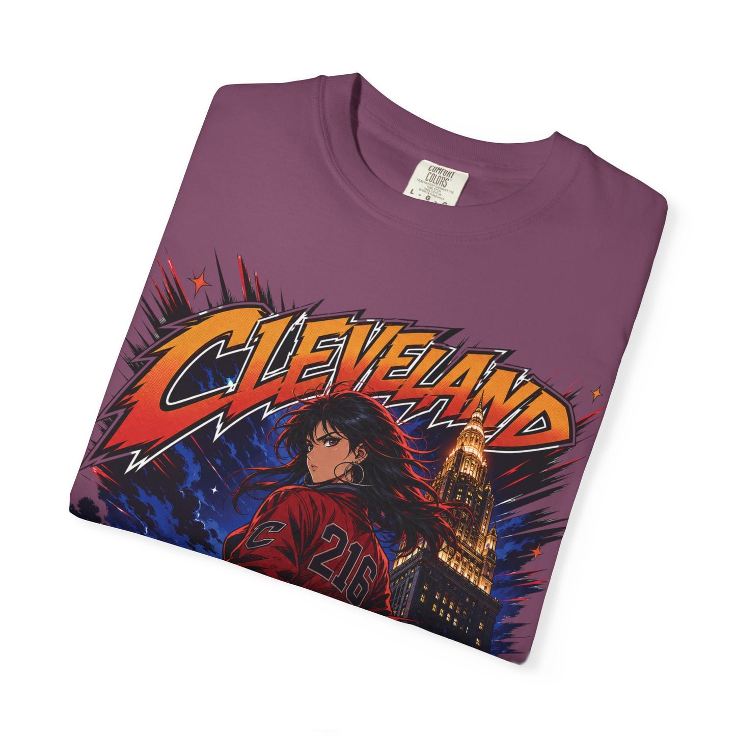 CLE: The Animation — Cleveland 216 Anime Graphic Tee