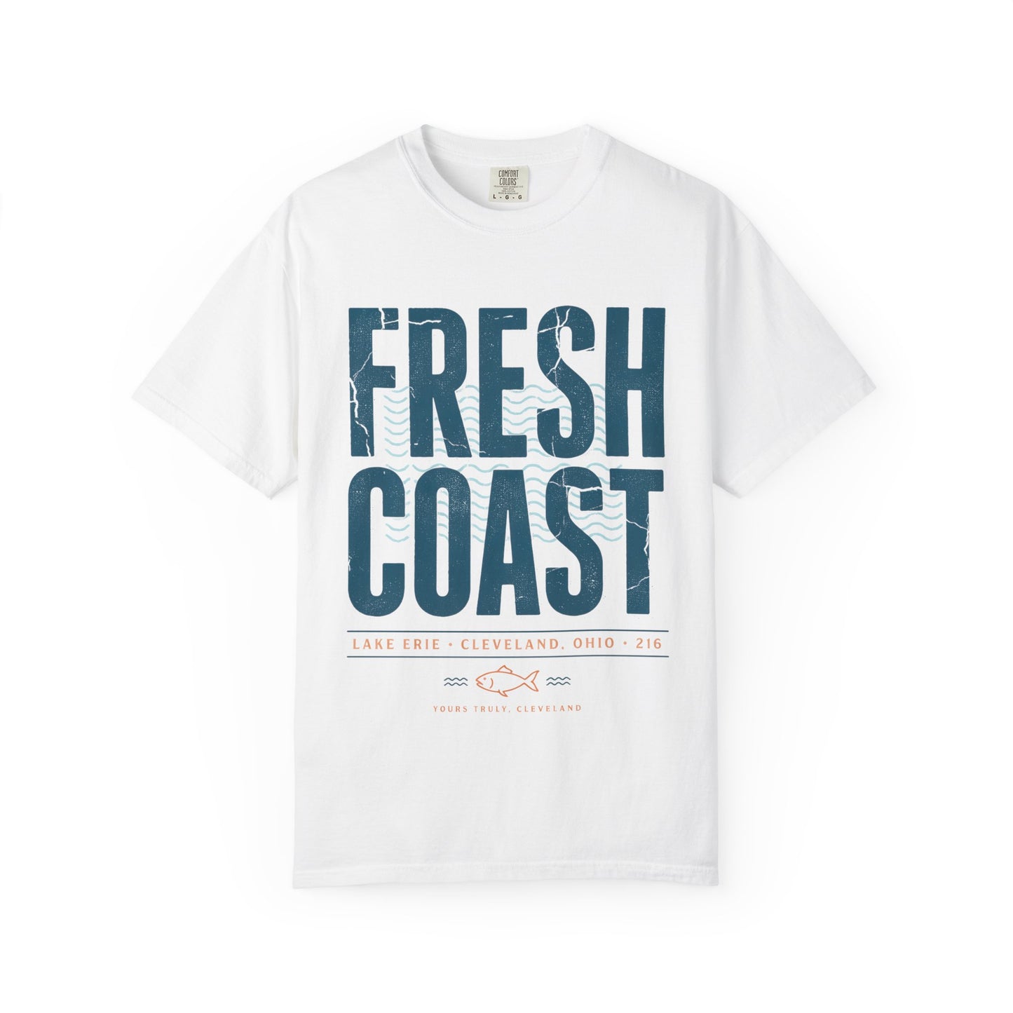 Fresh Coast Graphic T-Shirt — Cleveland Lake Erie Vintage Surf Tee