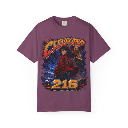 CLE: The Animation — Cleveland 216 Anime Graphic Tee