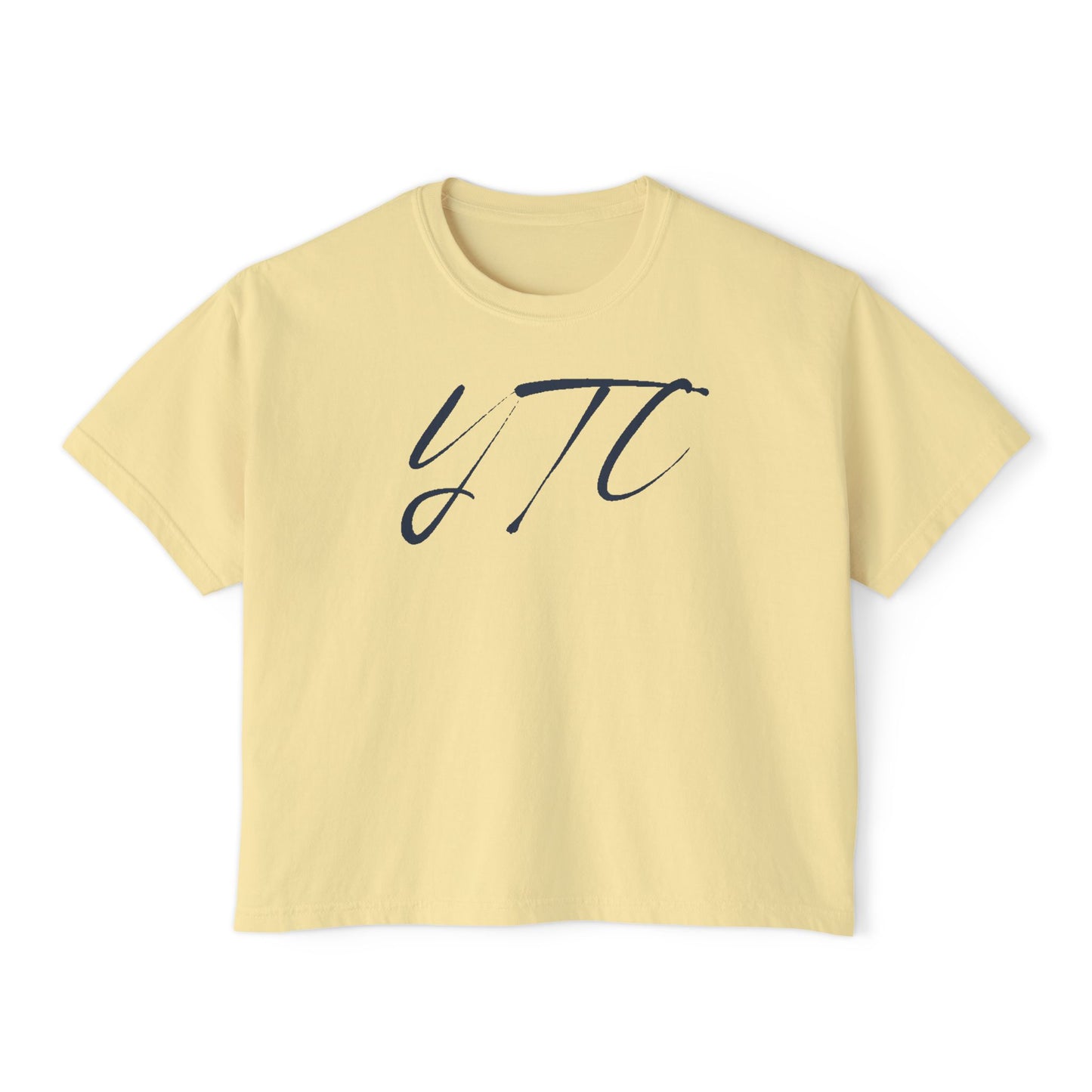 Women's Boxy YTC Script Tee