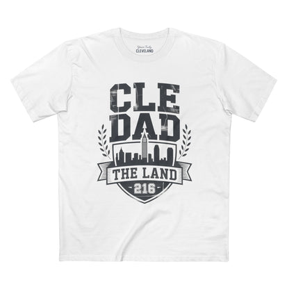 CLE Dad Tee — The Land 216 Cleveland Skyline Fathers Day Shirt