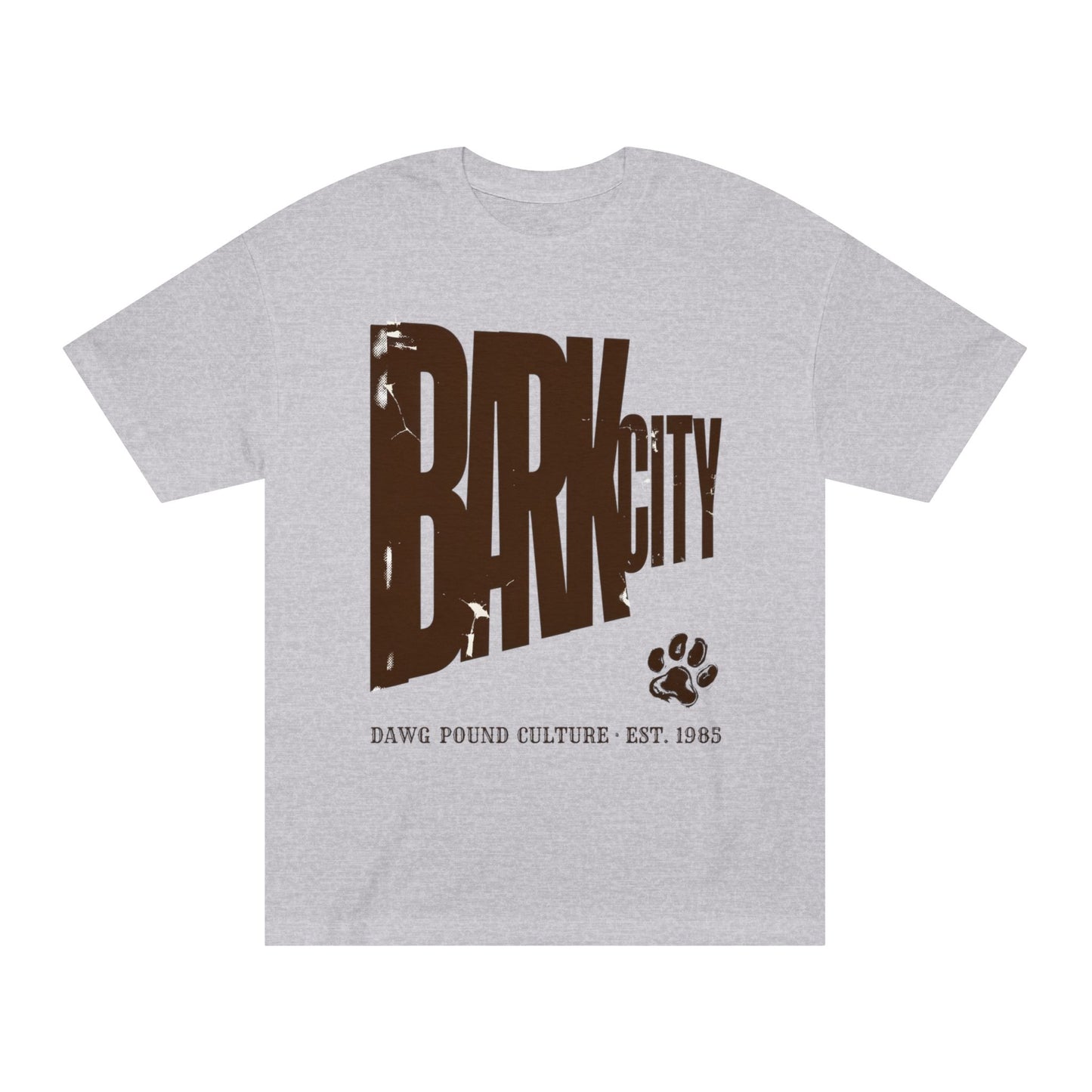 Bark City Tee — Dawg Pound Culture Paw Print Graphic