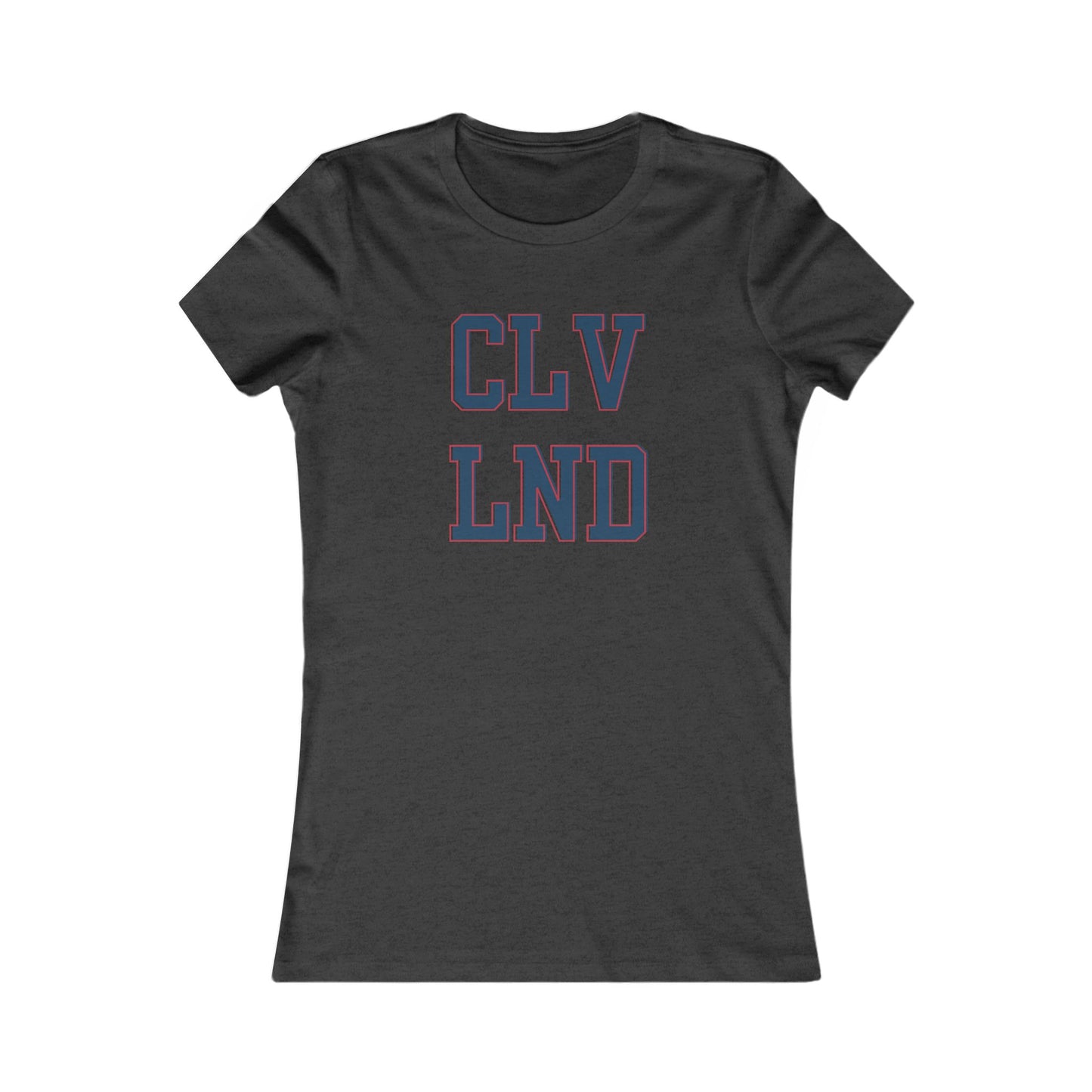 Cleveland CLV LND Women's Tee – Vintage Collegiate City Pride Shirt