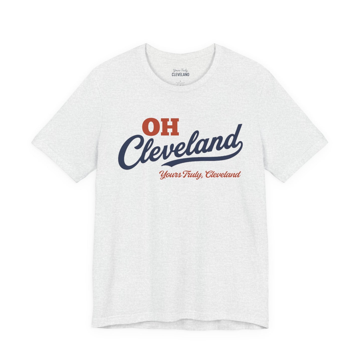 Cleveland Script Tee - "OH Cleveland" Retro City Pride Shirt