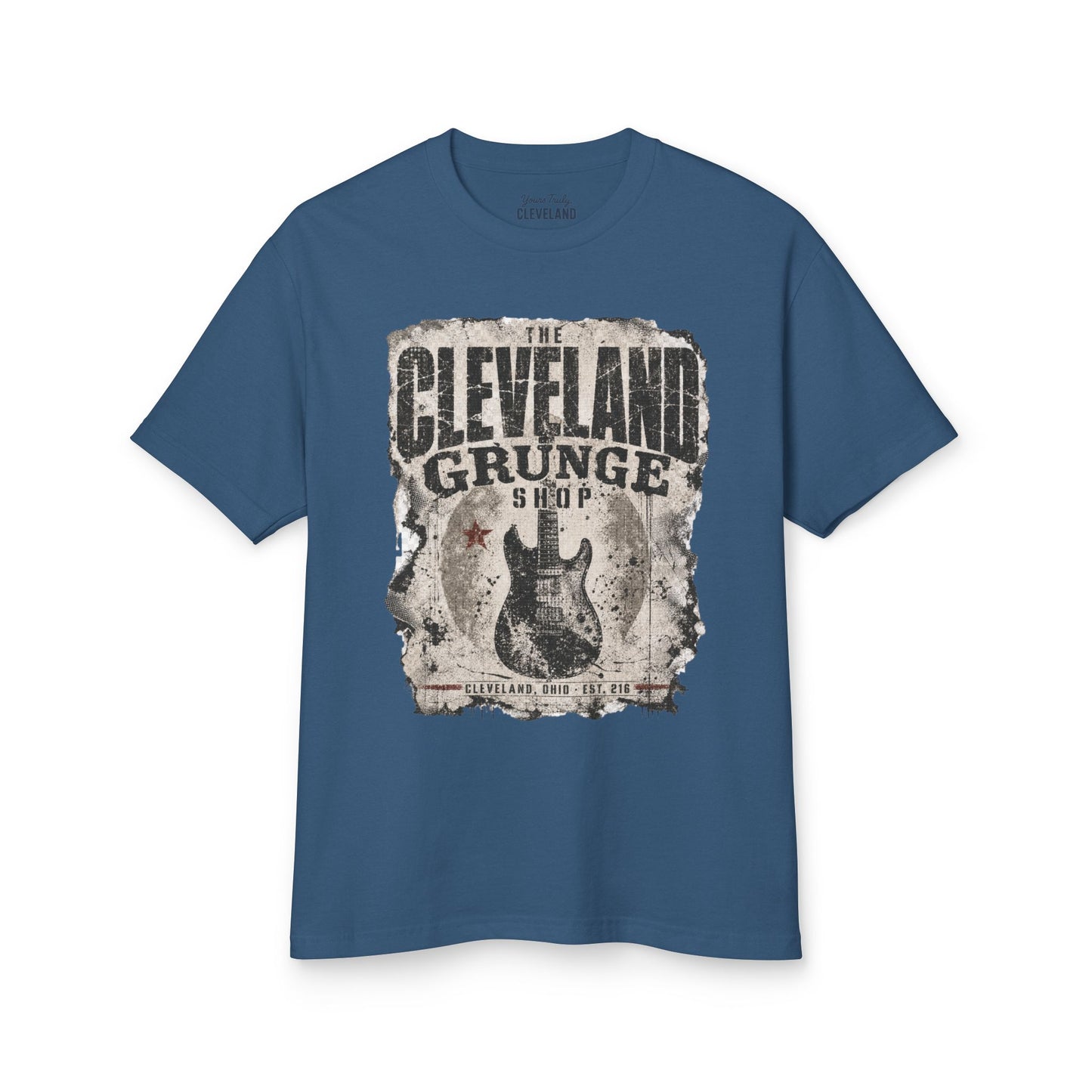 The Cleveland Grunge Shop — Vintage Guitar Graphic Tee