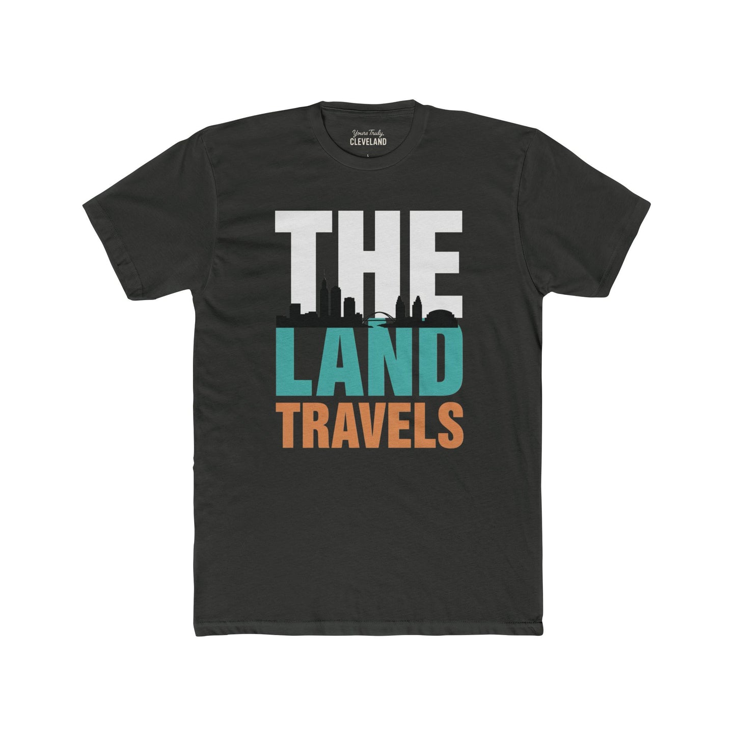 The Land Travels Tee — Cleveland Skyline City Pride Shirt