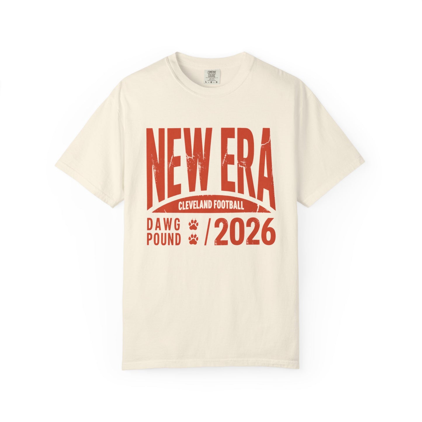 New Era Cleveland Football T-Shirt — Dawg Pound 2026 Fan Tee