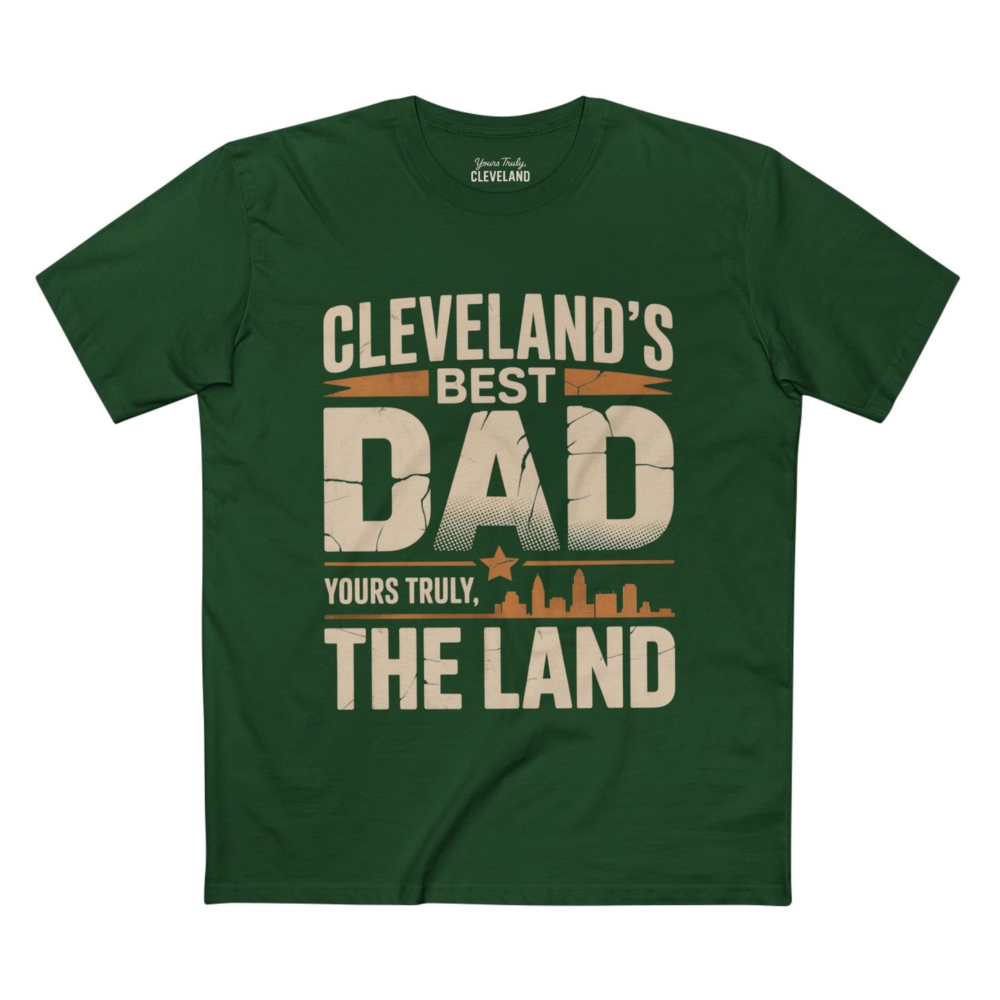 Cleveland's Best Dad T-Shirt — The Land Skyline Father’s Day Tee