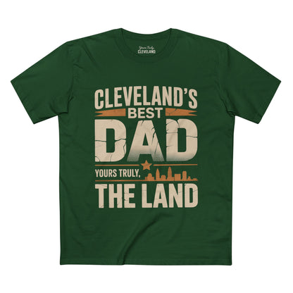 Cleveland's Best Dad T-Shirt — The Land Skyline Father’s Day Tee