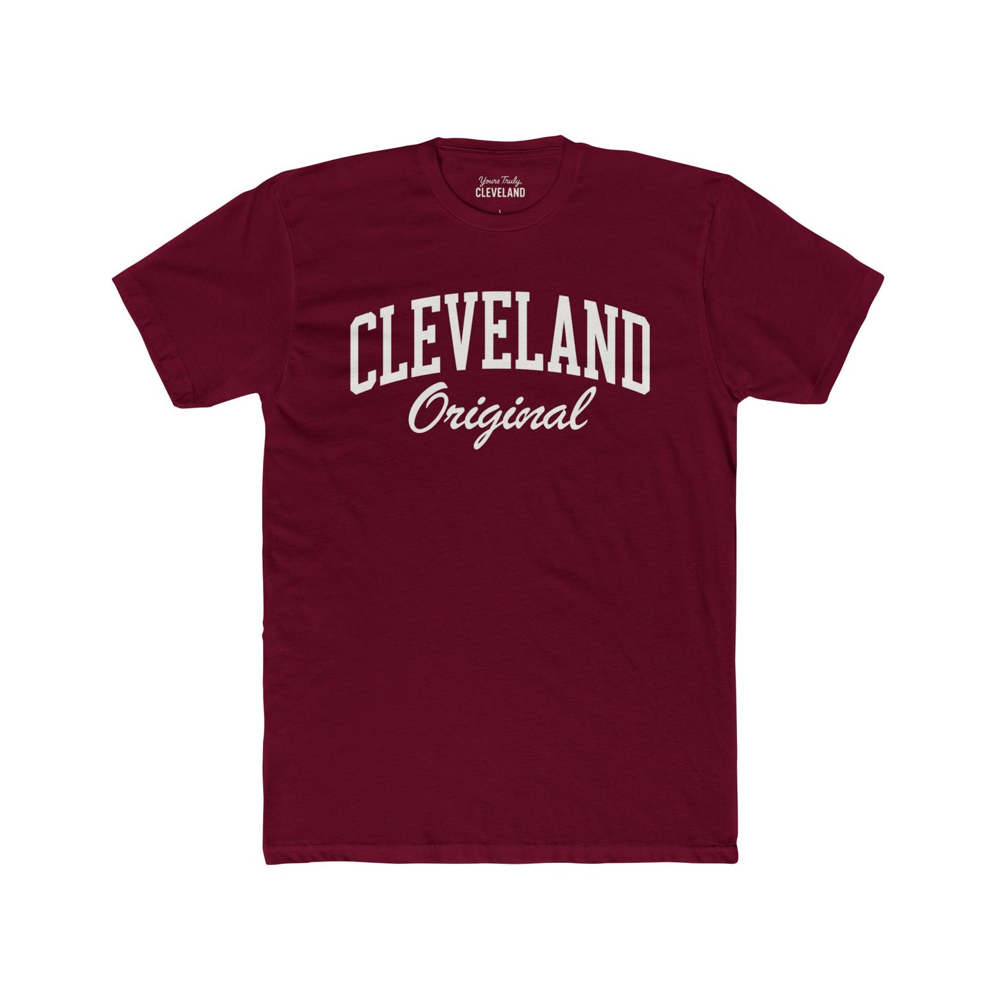 Cleveland Original T‑Shirt — Vintage Collegiate Crew Tee