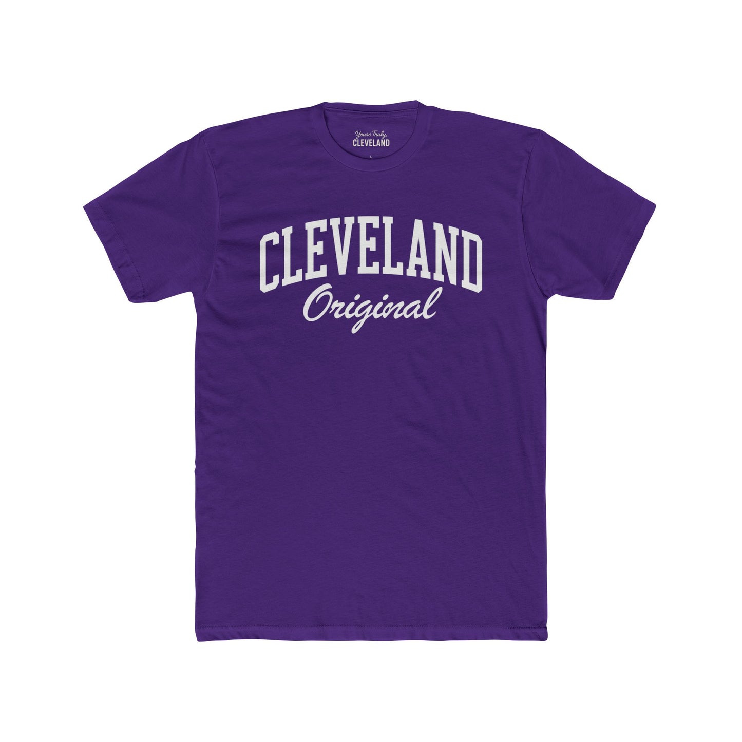 Cleveland Original T‑Shirt — Vintage Collegiate Crew Tee