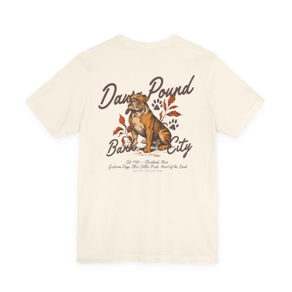 Dawg Pound Bark City Tee — Yours Truly Cleveland Bulldog Graphic T-Shirt
