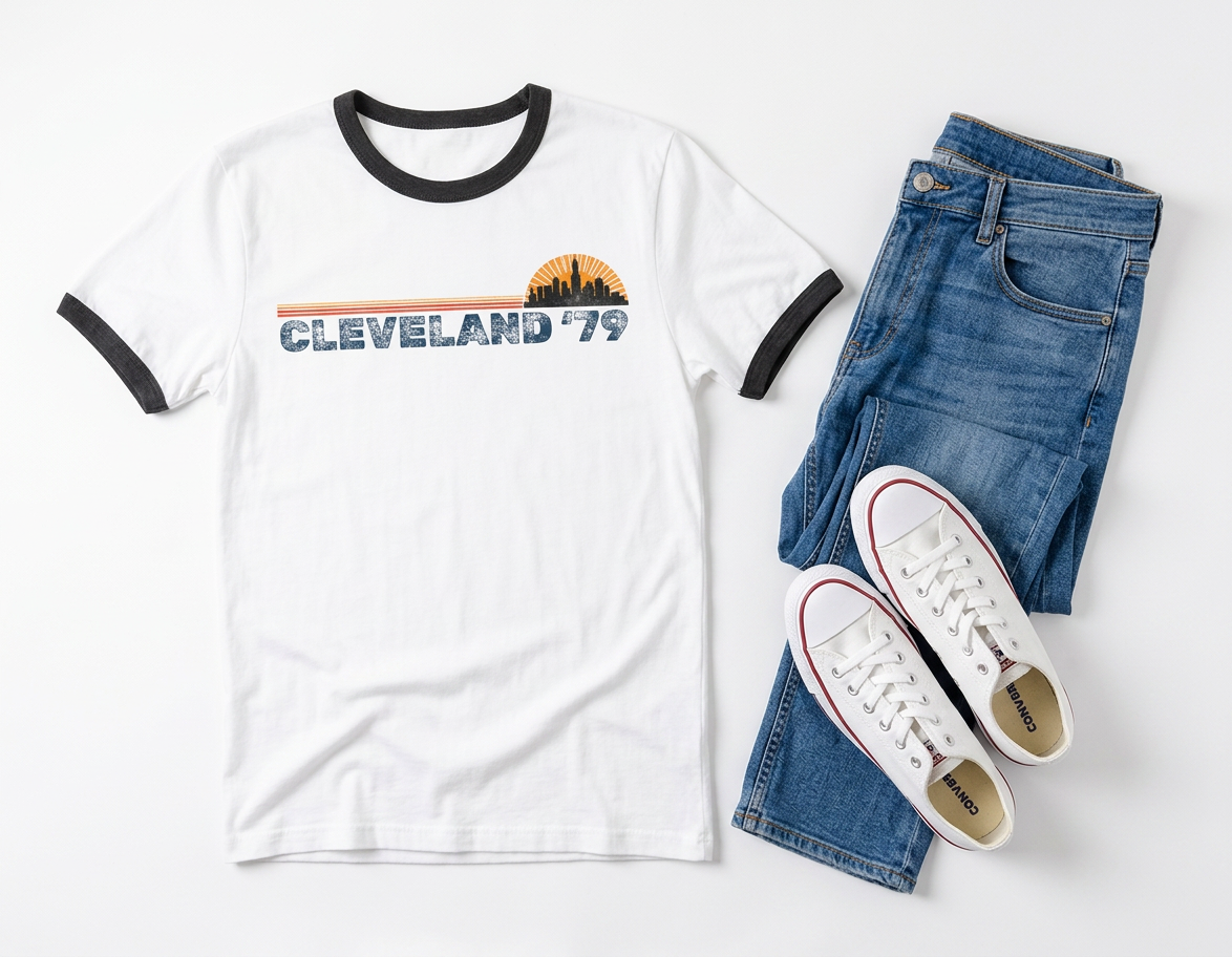 Cleveland '79 Retro Ringer Tee